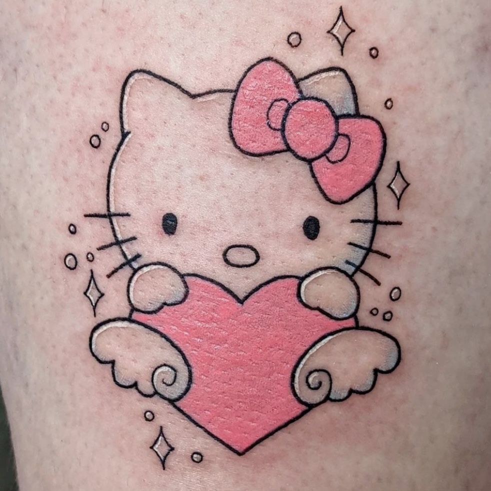 bonjour kitty tatouages ​​17