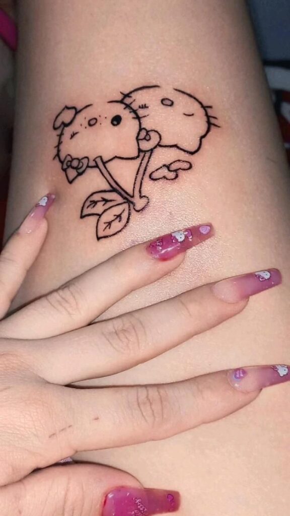 Hello Kitty Tattoos 24