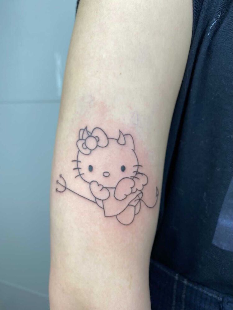 Hello Kitty Tattoos 25