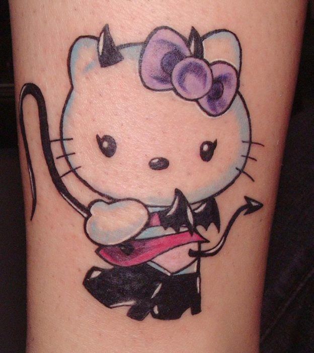 bonjour kitty tatouages ​​27