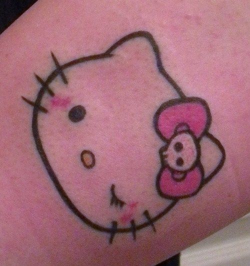 bonjour kitty tatouages ​​28