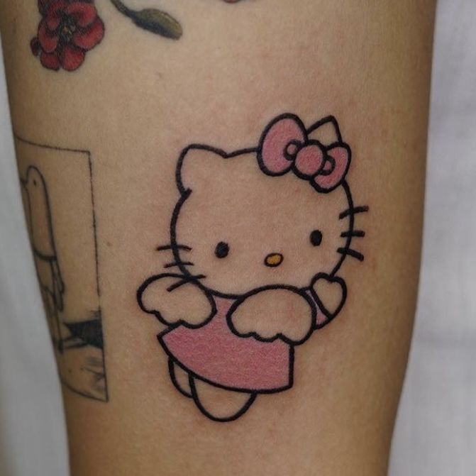 bonjour kitty tatouages ​​42