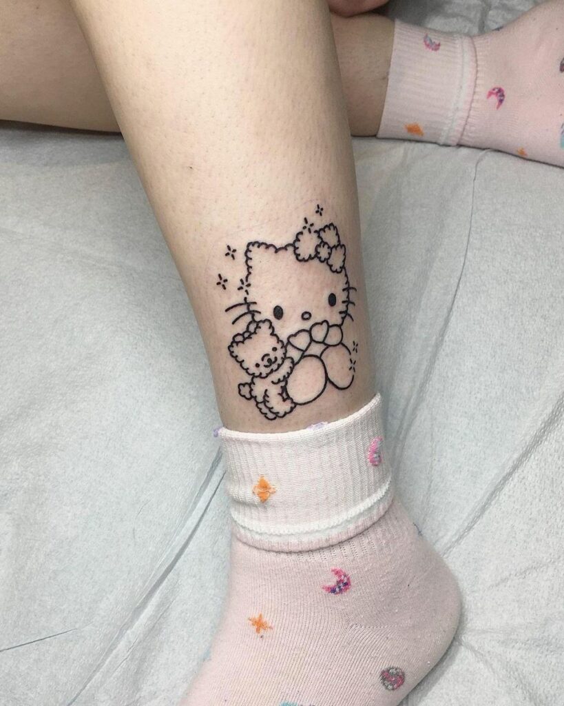 bonjour kitty tatouages ​​49