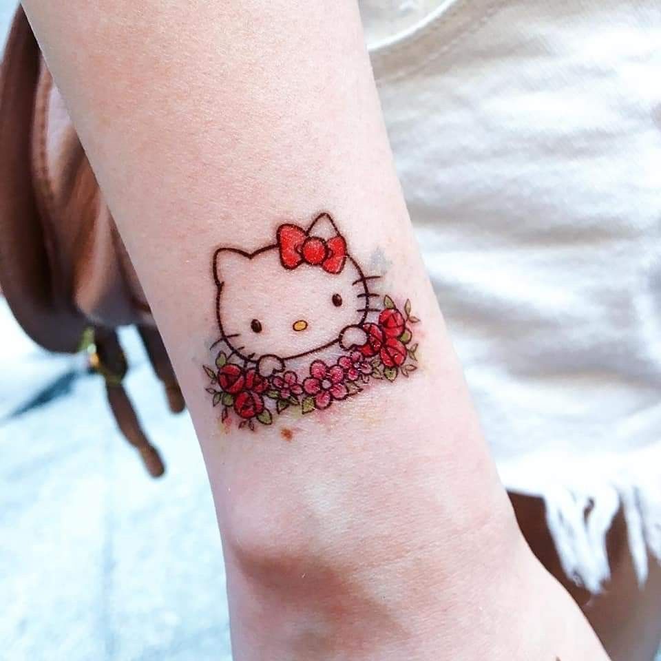 bonjour kitty tatouages ​​56