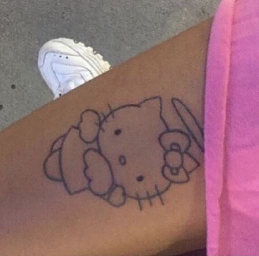 Hello Kitty Tattoos 63