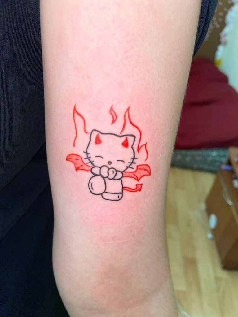 Hello Kitty Tattoos 68
