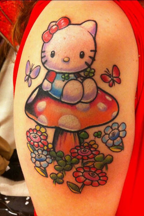 Hello Kitty Tattoos 72