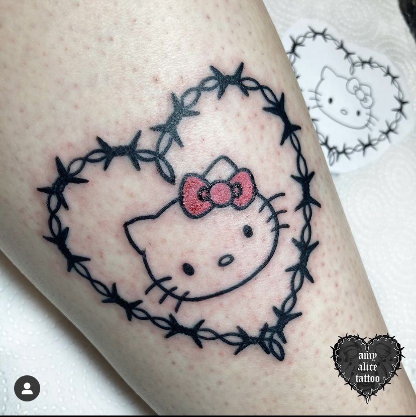 bonjour kitty tatouages ​​74