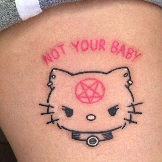 Hello Kitty Tattoos 75