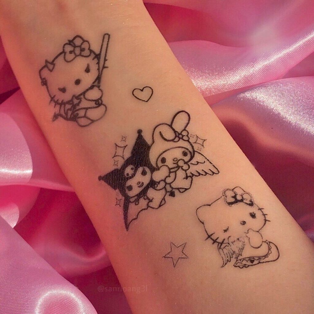 Hello Kitty Tattoos 78