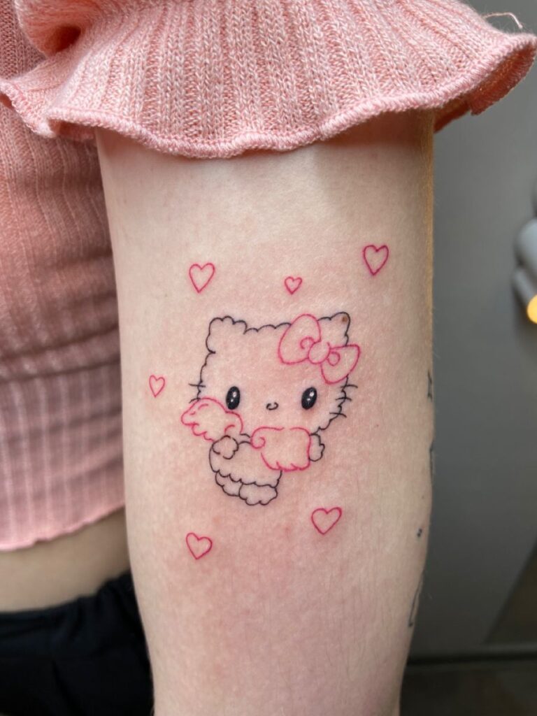 bonjour kitty tatouages ​​88