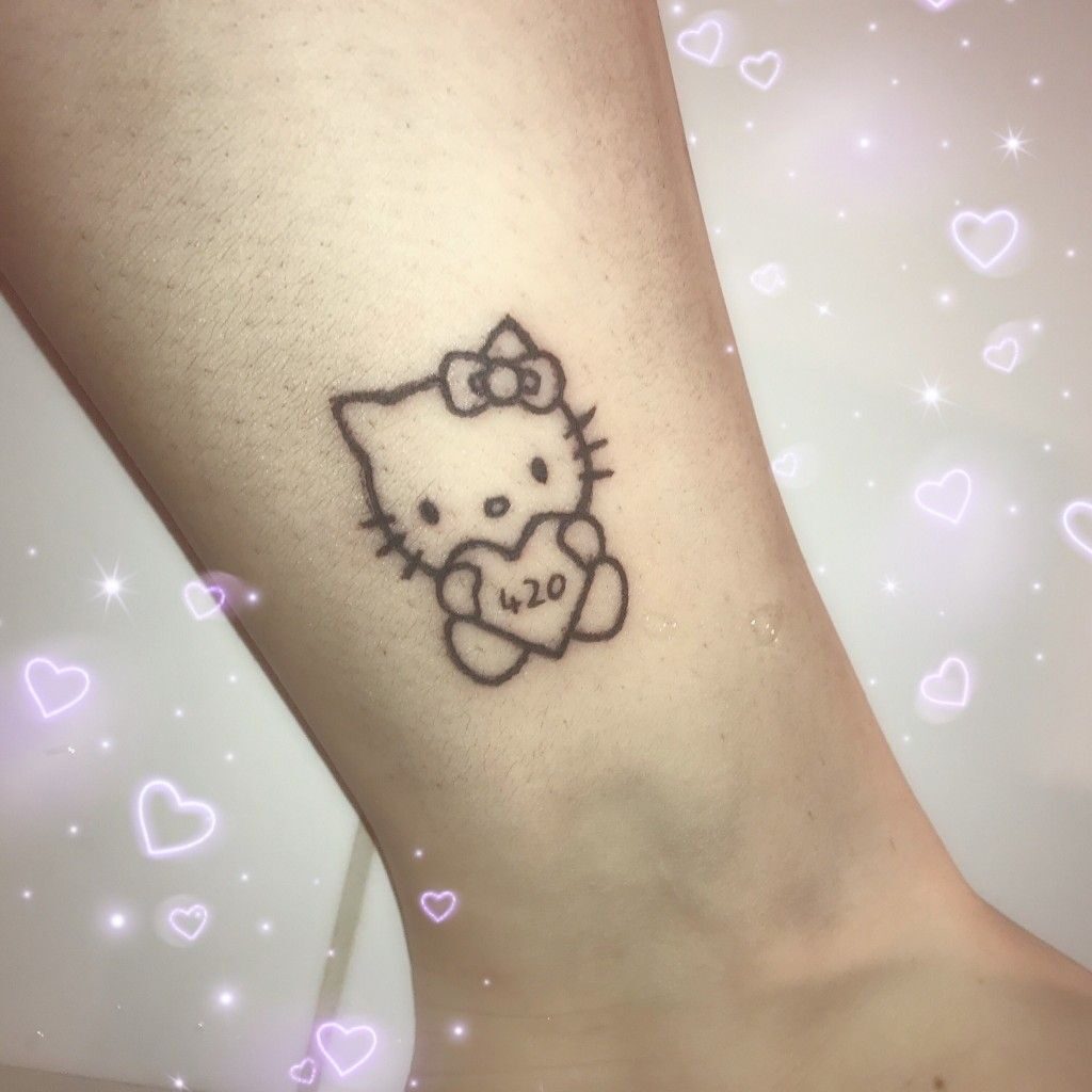 bonjour kitty tatouages ​​91