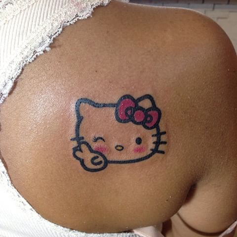 bonjour kitty tatouages ​​98