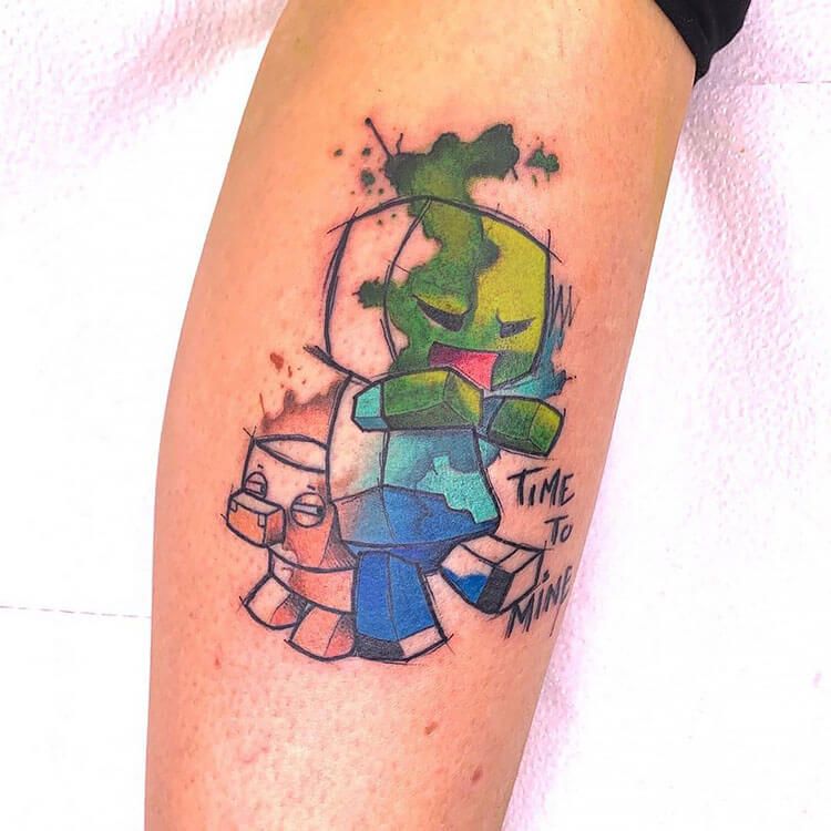 Tatouage Minecraft 141