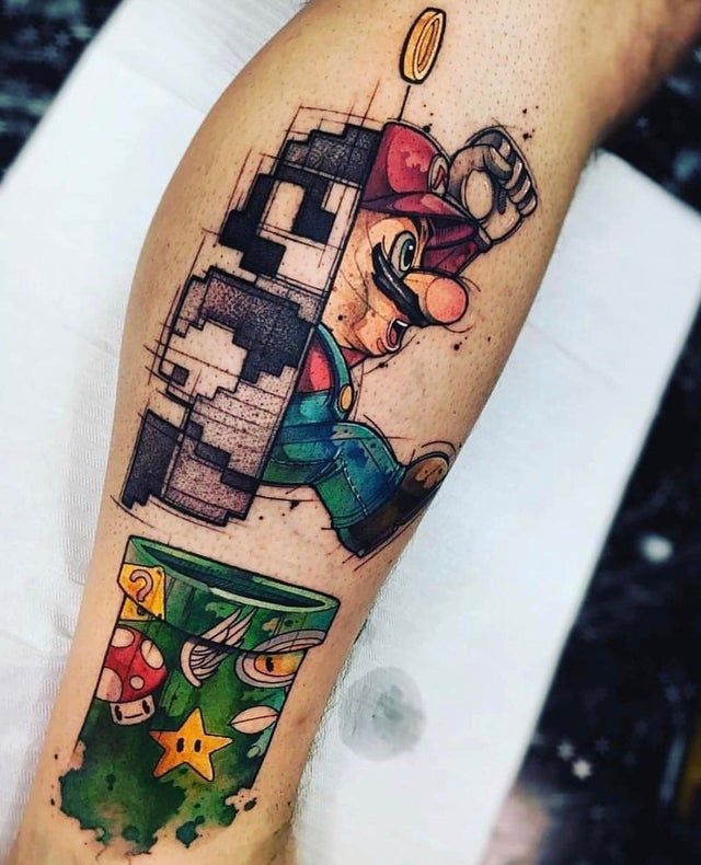 Tatouage Minecraft 4