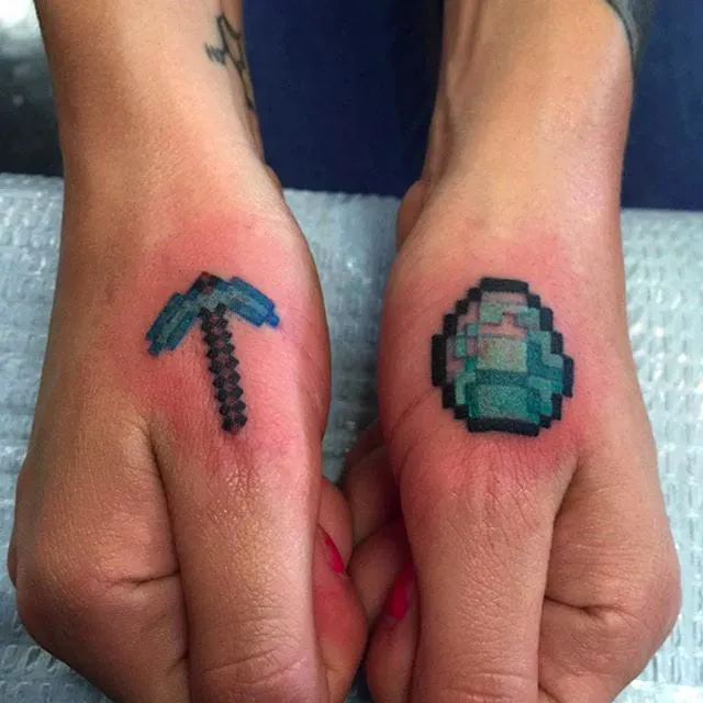 Tatouage Minecraft 7
