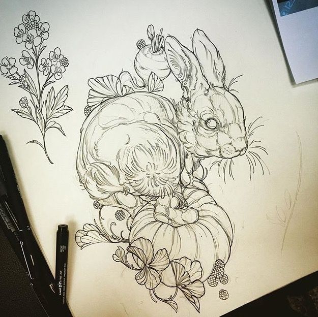 Rabbit Tattoo 117