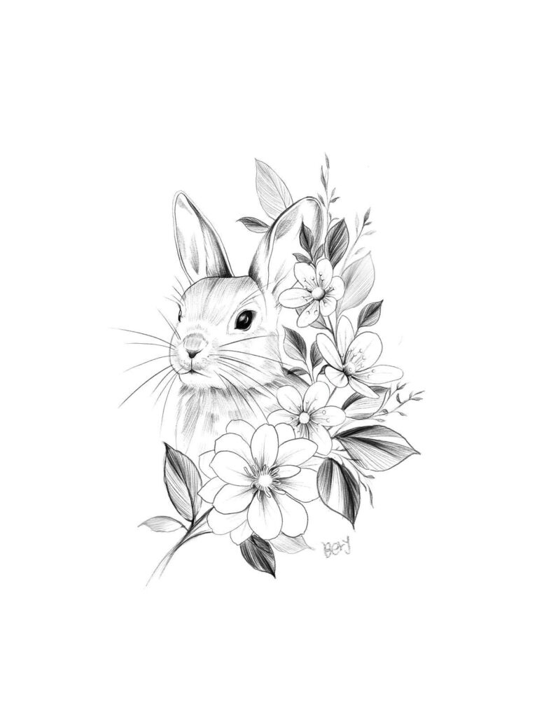 Rabbit Tattoo 12
