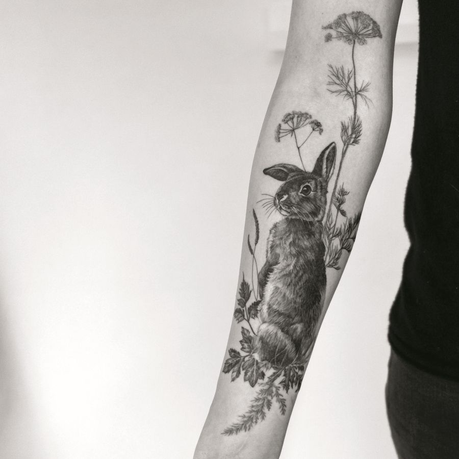 Rabbit Tattoo 134