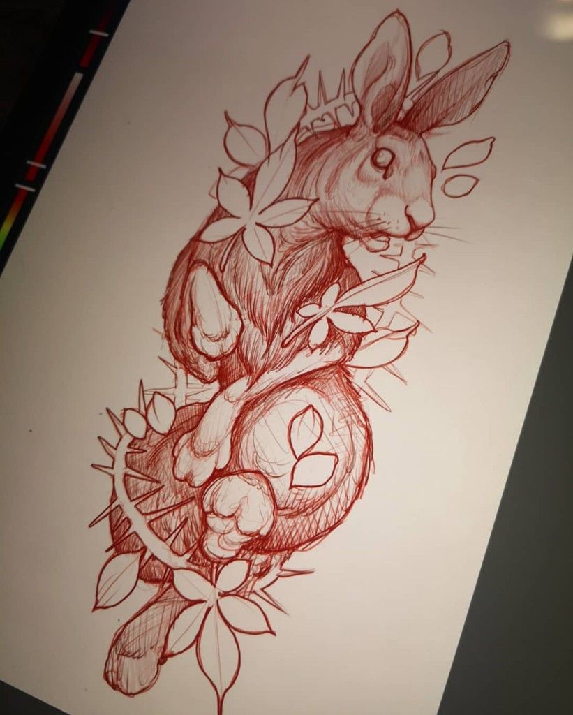Rabbit Tattoo 136
