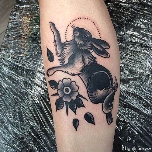 Rabbit Tattoo 140