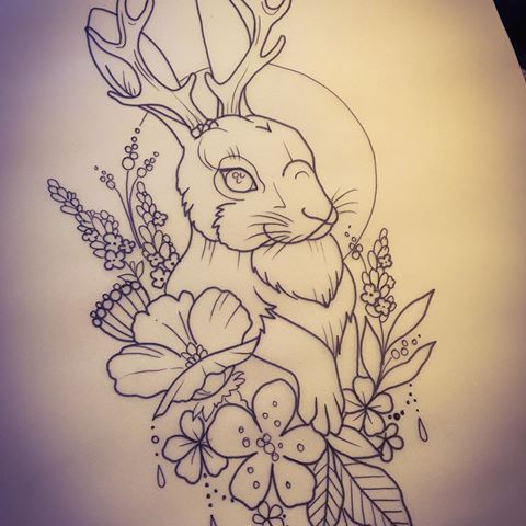 Rabbit Tattoo 148