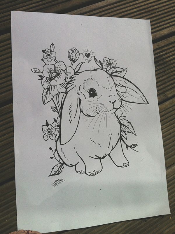 Rabbit Tattoo 166