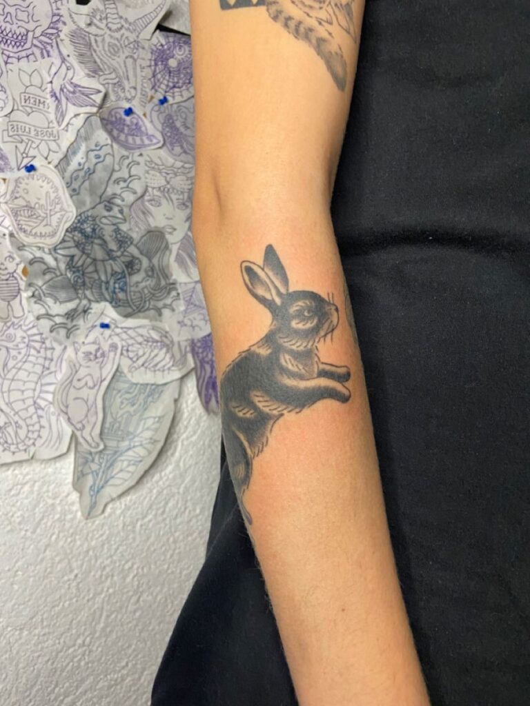 Rabbit Tattoo 168