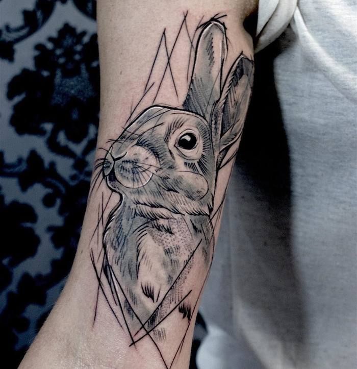 Rabbit Tattoo 185