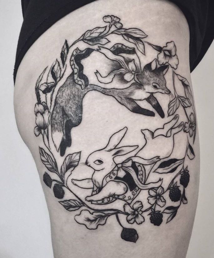 Rabbit Tattoo 189