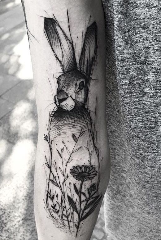 Rabbit Tattoo 206
