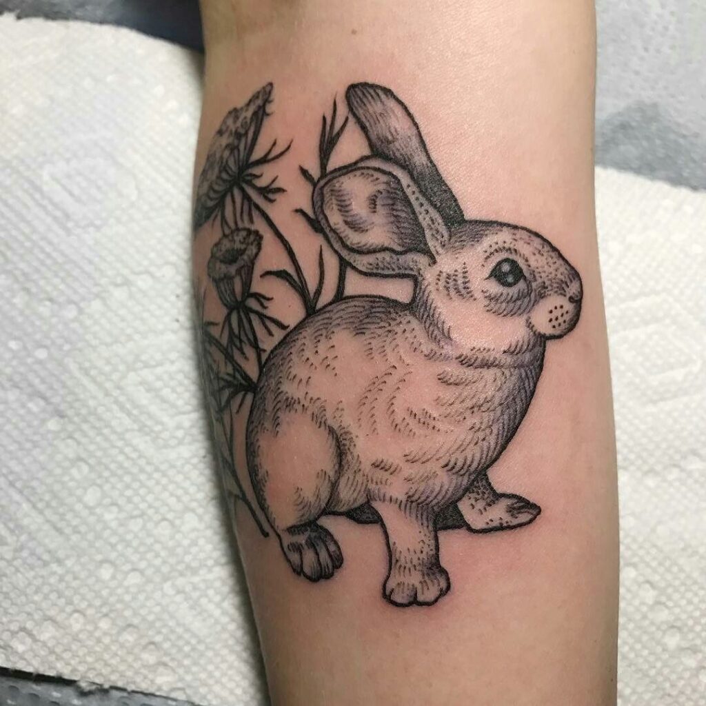 Rabbit Tattoo 208
