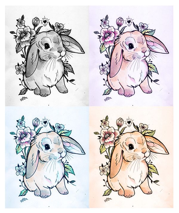 Rabbit Tattoo 3