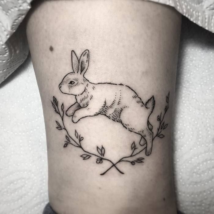 Rabbit Tattoo 4