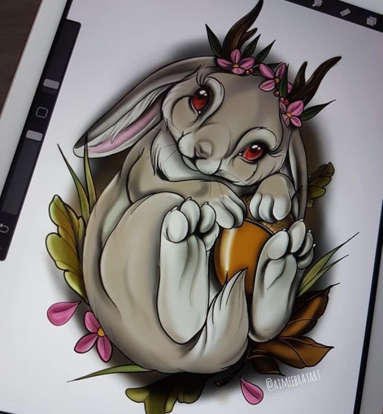 Rabbit Tattoo 67