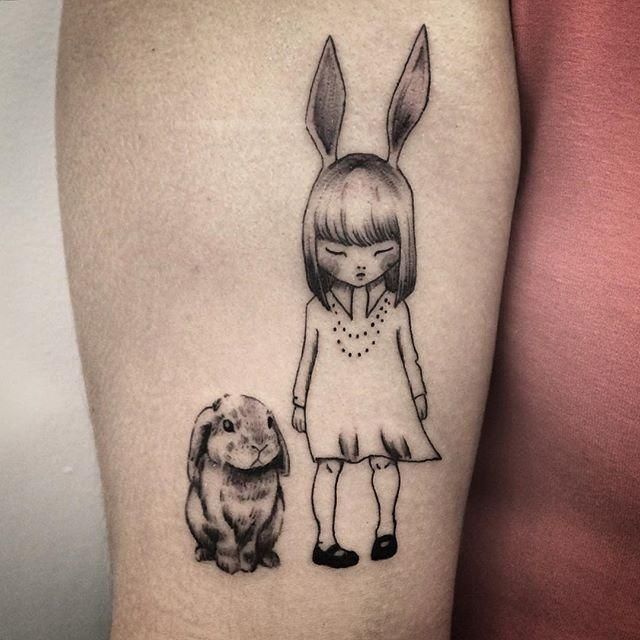 Rabbit Tattoo 84