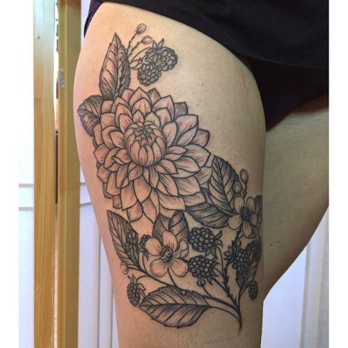 Dahlia Tattoo 115