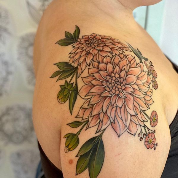 Dahlia Tattoo 40
