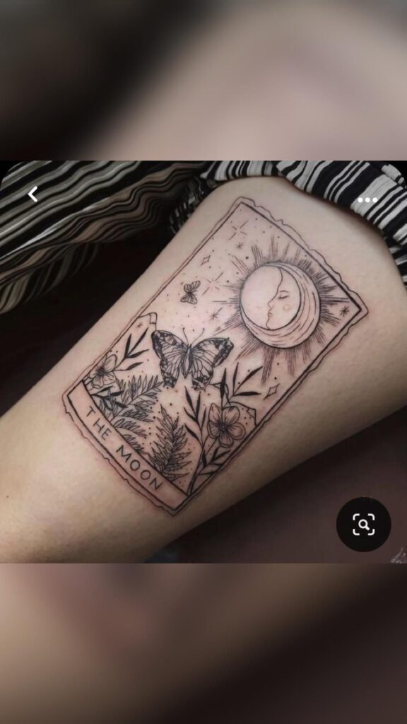 Toplist+ Awesome Tarot Card Tattoo Ideas (2023) 1119 Tarot Card Tattoo 129