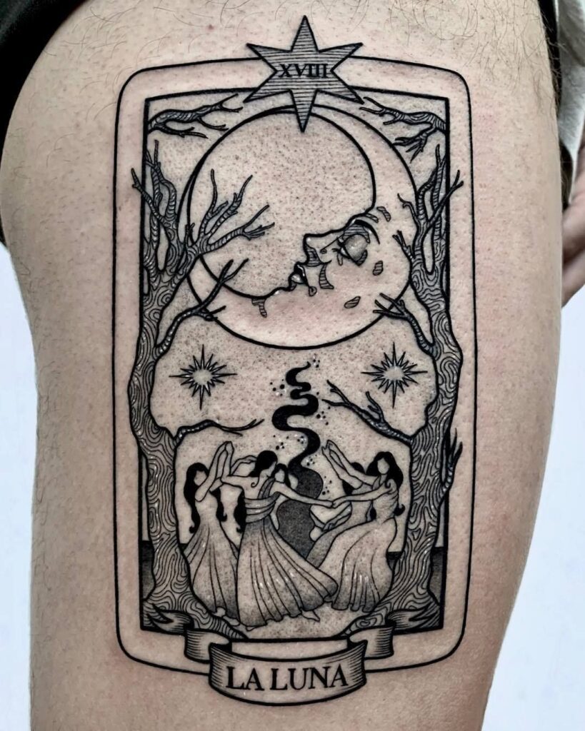 Toplist+ Awesome Tarot Card Tattoo Ideas (2023) 1121 Tarot Card Tattoo 131