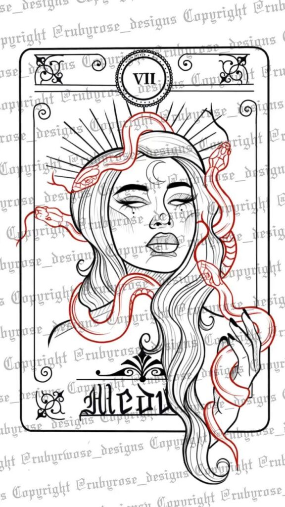 Tarot Card Tattoo 16