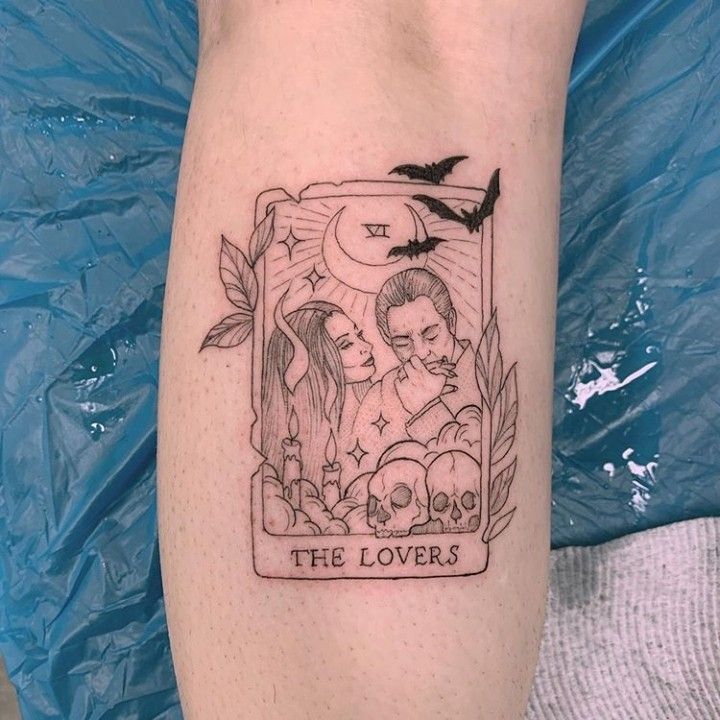 Toplist+ Awesome Tarot Card Tattoo Ideas (2023) 1159 Tarot Card Tattoo 170