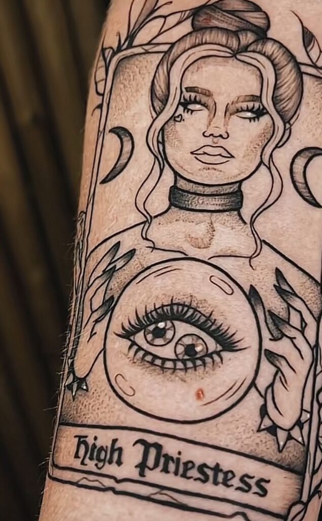 Toplist+ Awesome Tarot Card Tattoo Ideas (2023) 1021 Tarot Card Tattoo 32