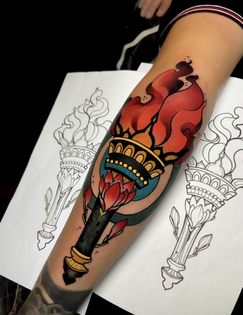 Torch Tattoo 12