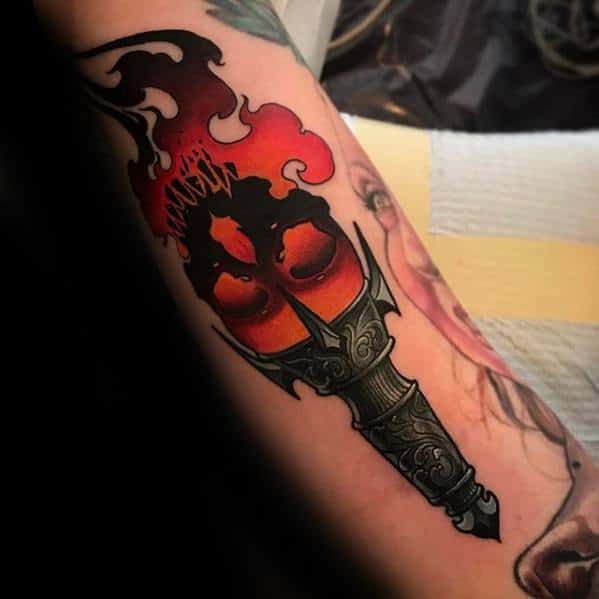 195+ Fierce Torch Tattoo Designs (2023) 938 Torch Tattoo 134