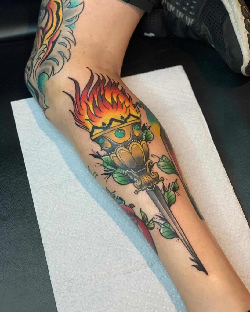 195+ Fierce Torch Tattoo Designs (2023) 957 Torch Tattoo 153