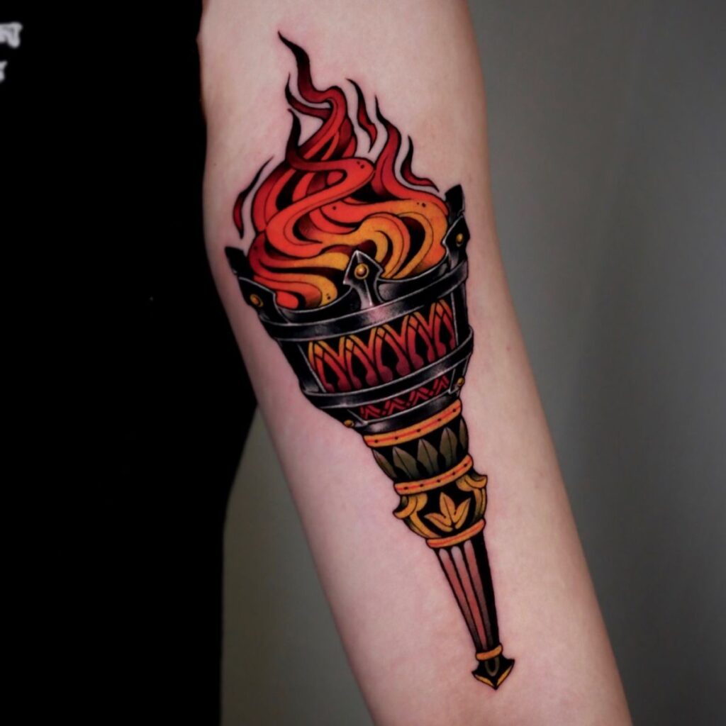 Torch Tattoo 167