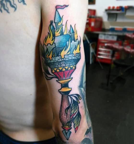 Torch Tattoo 179