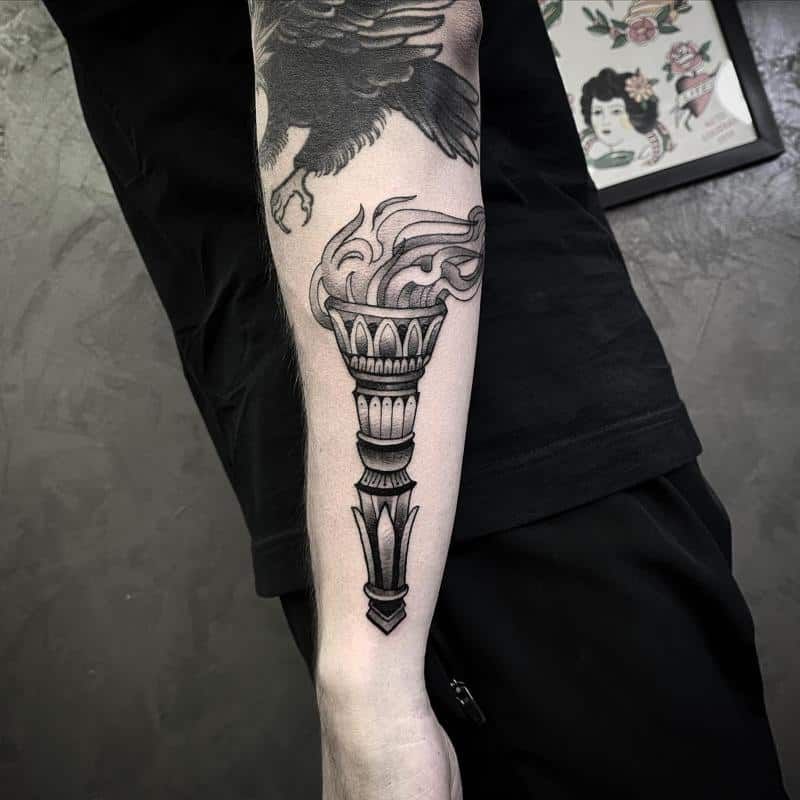 Torch Tattoo 180