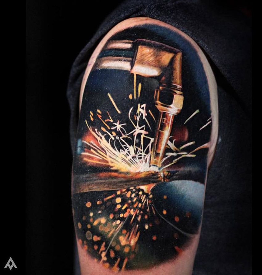 195+ Fierce Torch Tattoo Designs (2023) 873 Torch Tattoo 69
